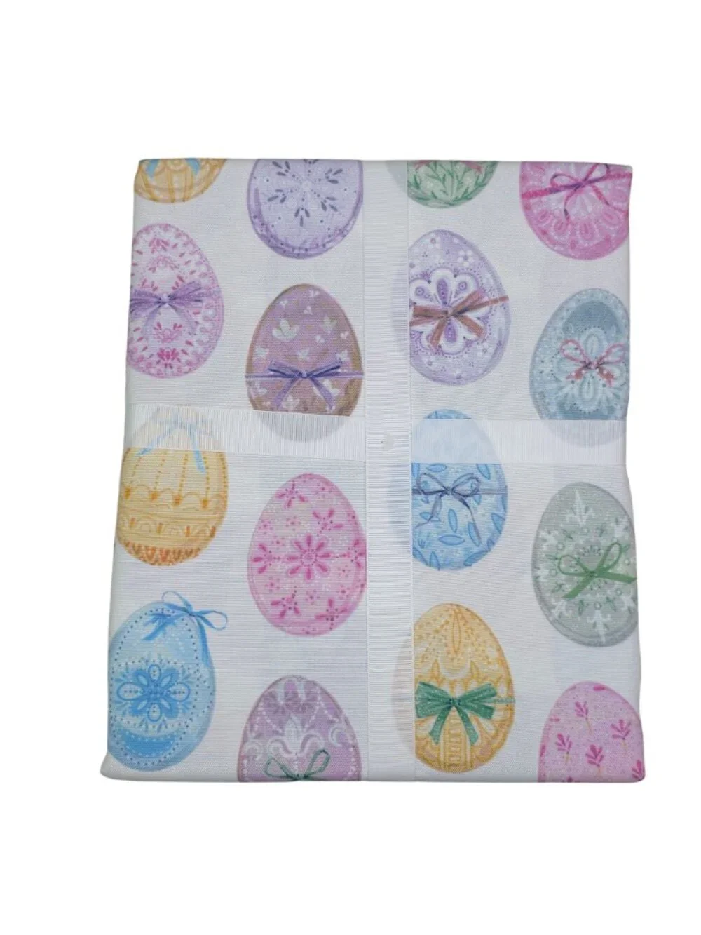 Laura Ashley Easter Eggs Easy Care Tablecloth 60